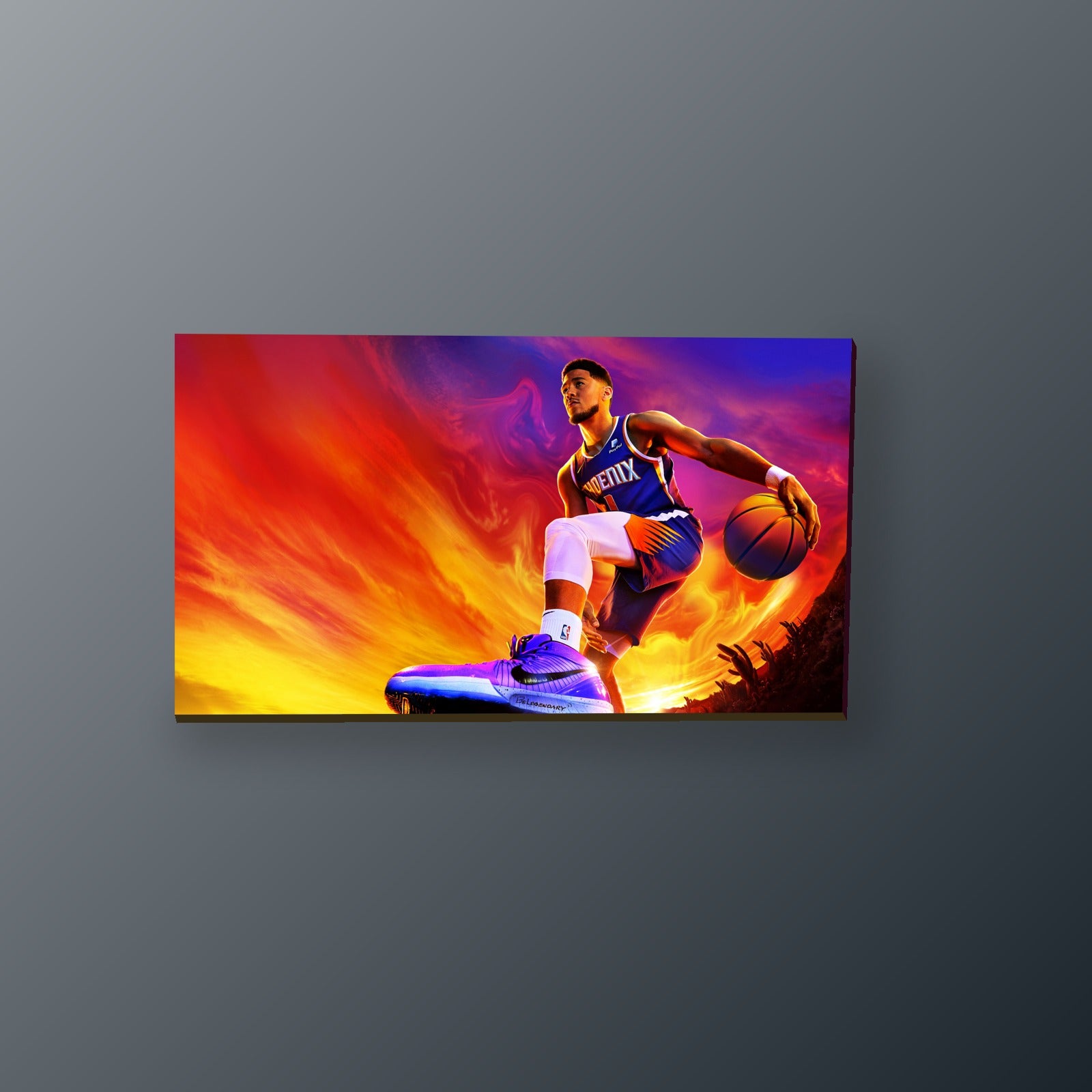 Estrella de Phoenix Suns | Cuadro decorativo de Monkey Canvas