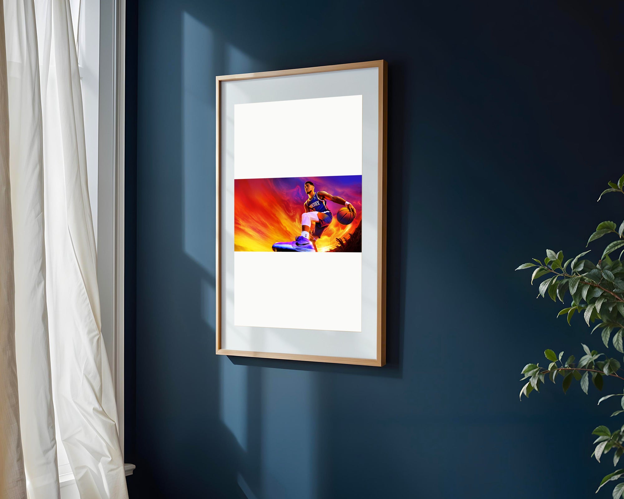 Estrella de Phoenix Suns | Cuadro decorativo de Monkey Canvas