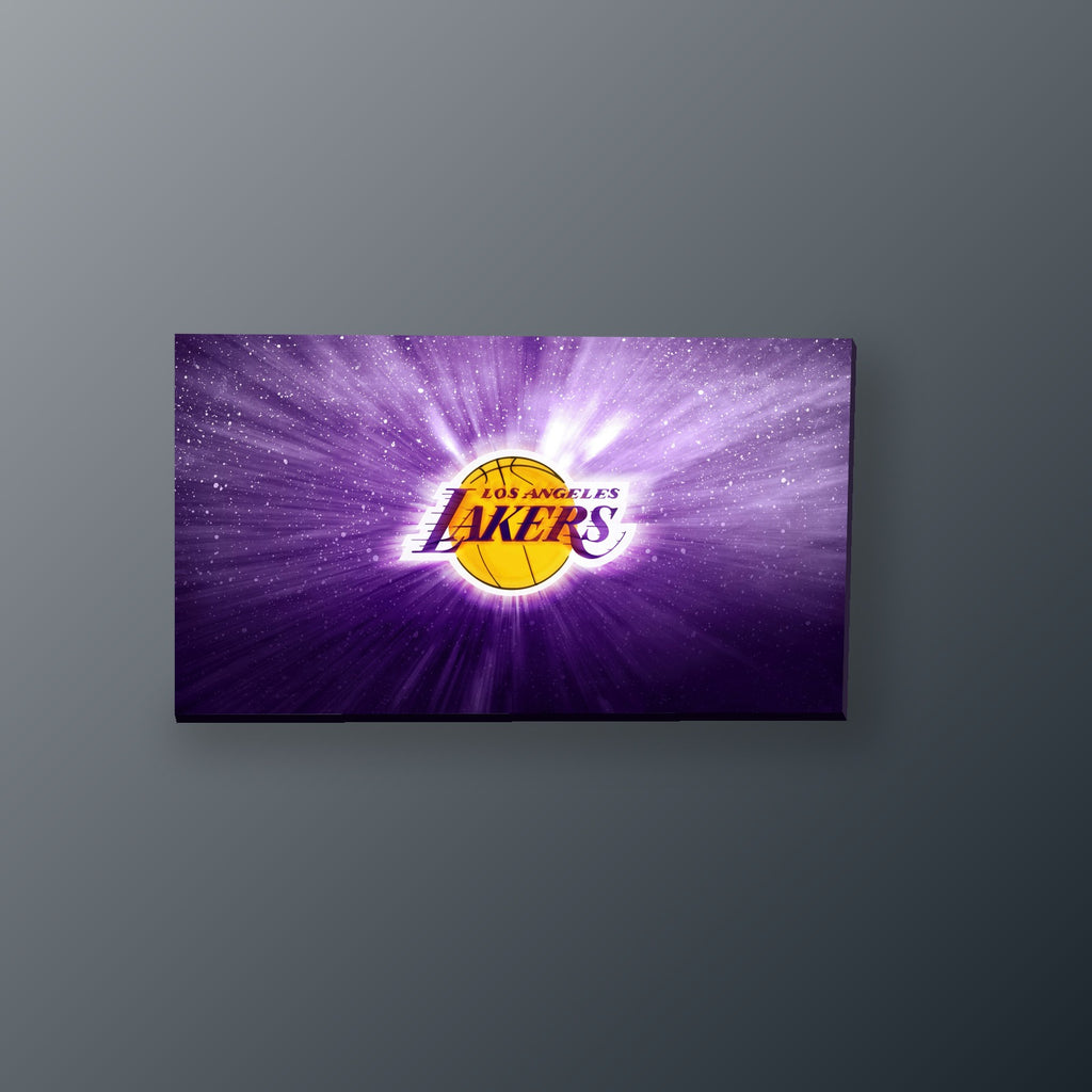 Lakers Destello Purpura | Cuadro decorativo de Monkey Canvas