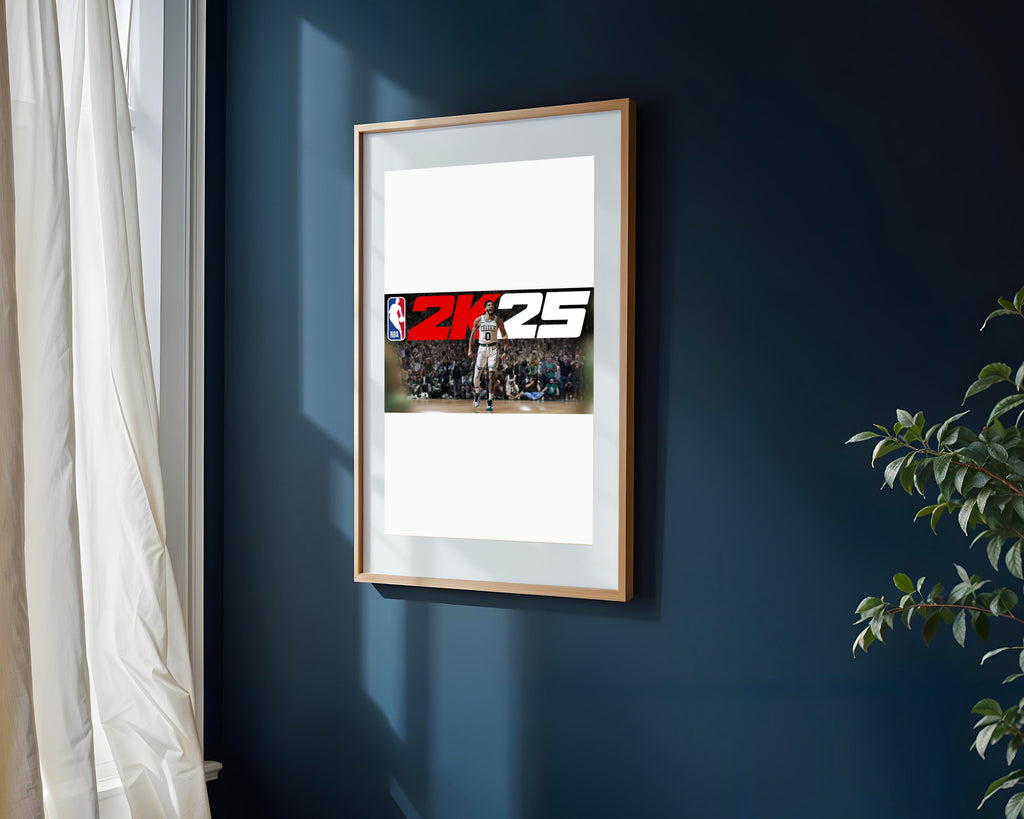NBA 2K25 Jayson Tatum | Cuadro decorativo de Monkey Canvas