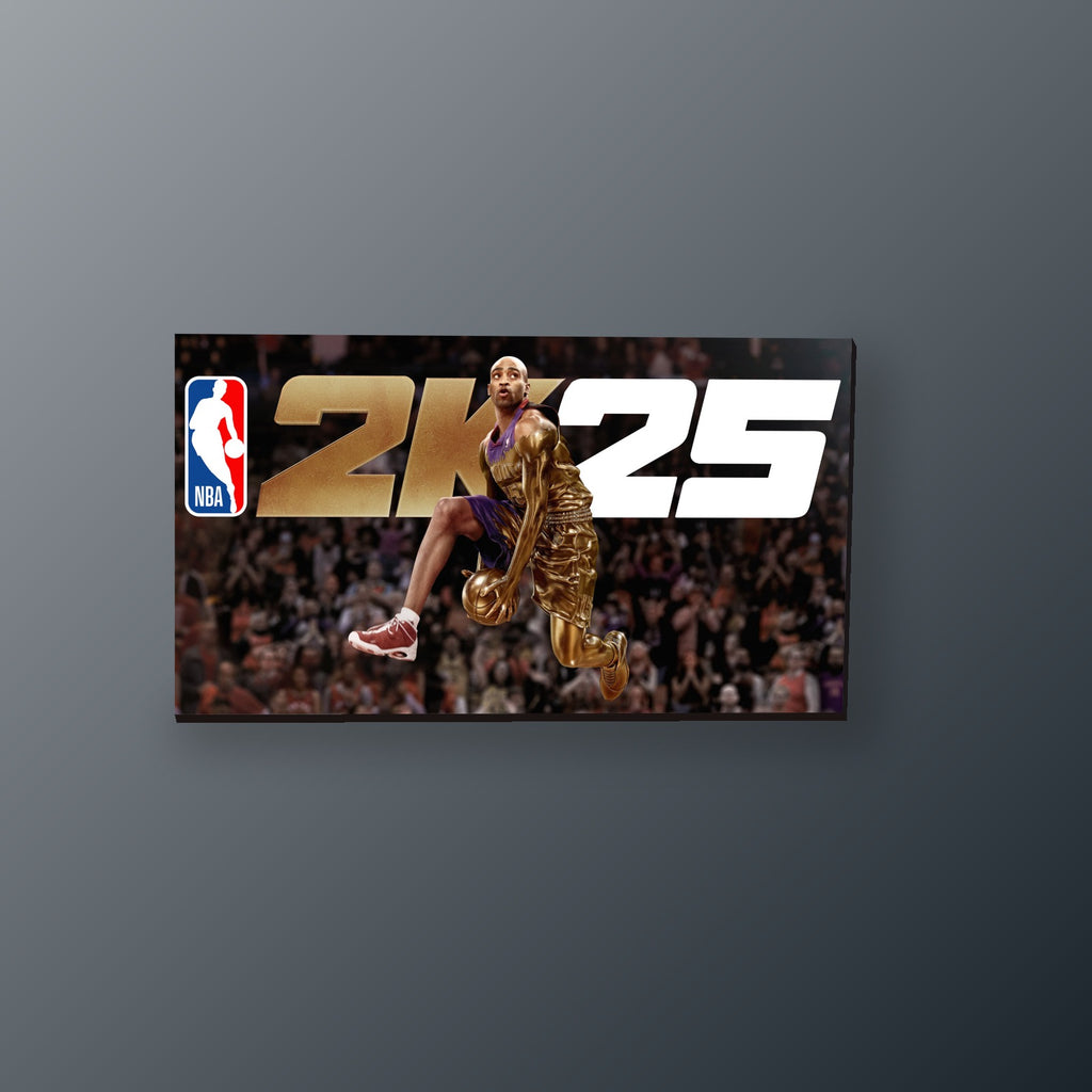 Vince Carter Estatua Dorada | Cuadro decorativo de Monkey Canvas