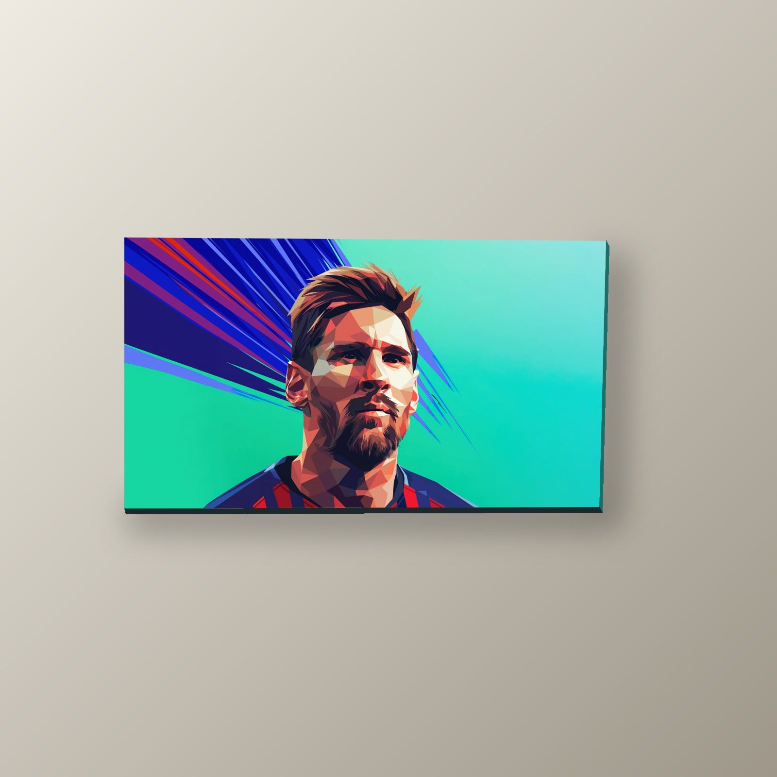 Lionel Messi Pop Art | Cuadro decorativo de Monkey Canvas