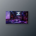 Cuarto Gamer Retro Neon | Cuadro decorativo de Monkey Canvas