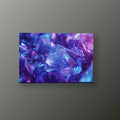 Cristales Abstractos Azul Violeta | Cuadro decorativo de Monkey Canvas