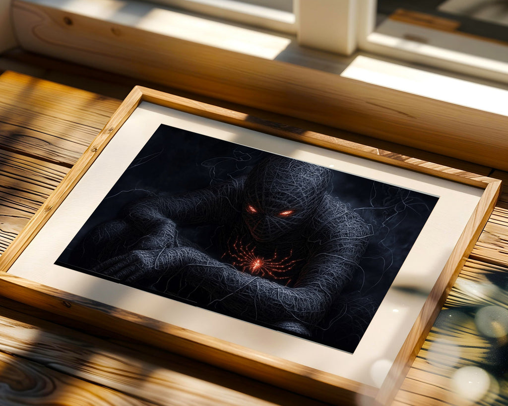 Arana Oscura Ojos de Fuego
