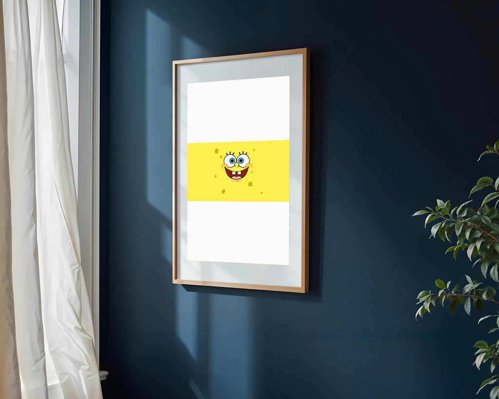 Bob Esponja Sonrisa Amarilla | Cuadro decorativo de Monkey Canvas