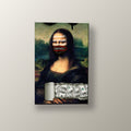 Mona Lisa Grafiti y Dolares | Cuadro decorativo de Monkey Canvas