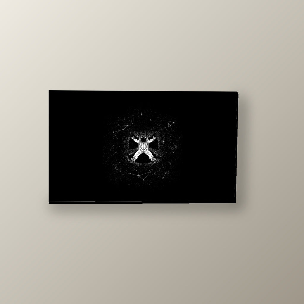 Astronauta Pixel Minimalista | Cuadro decorativo de Monkey Canvas