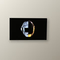 Casco Daft Punk Cromo y Oro | Cuadro decorativo de Monkey Canvas
