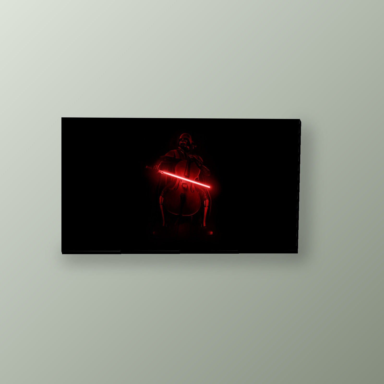 Darth Vader Chelista Neon | Cuadro decorativo de Monkey Canvas