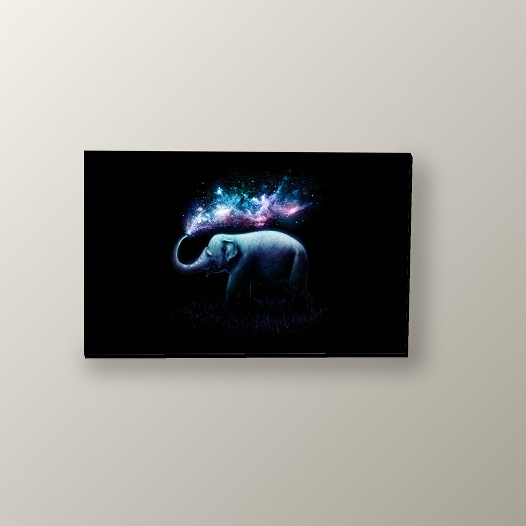 Elefante Galaxia Mistica | Cuadro decorativo de Monkey Canvas