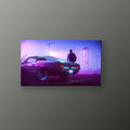 Mustang Retrowave Motel | Cuadro decorativo de Monkey Canvas