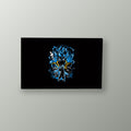 Gogeta Super Saiyan Azul | Cuadro decorativo de Monkey Canvas