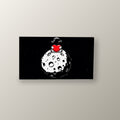 Astronauta Corazón en la Luna | Cuadro decorativo de Monkey Canvas