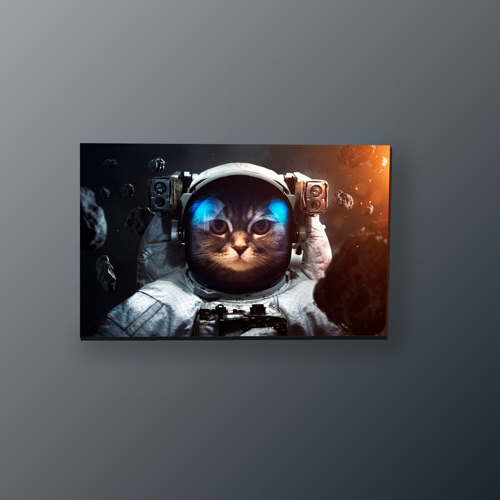 Astronauta Felino Espacial | Cuadro decorativo de Monkey Canvas