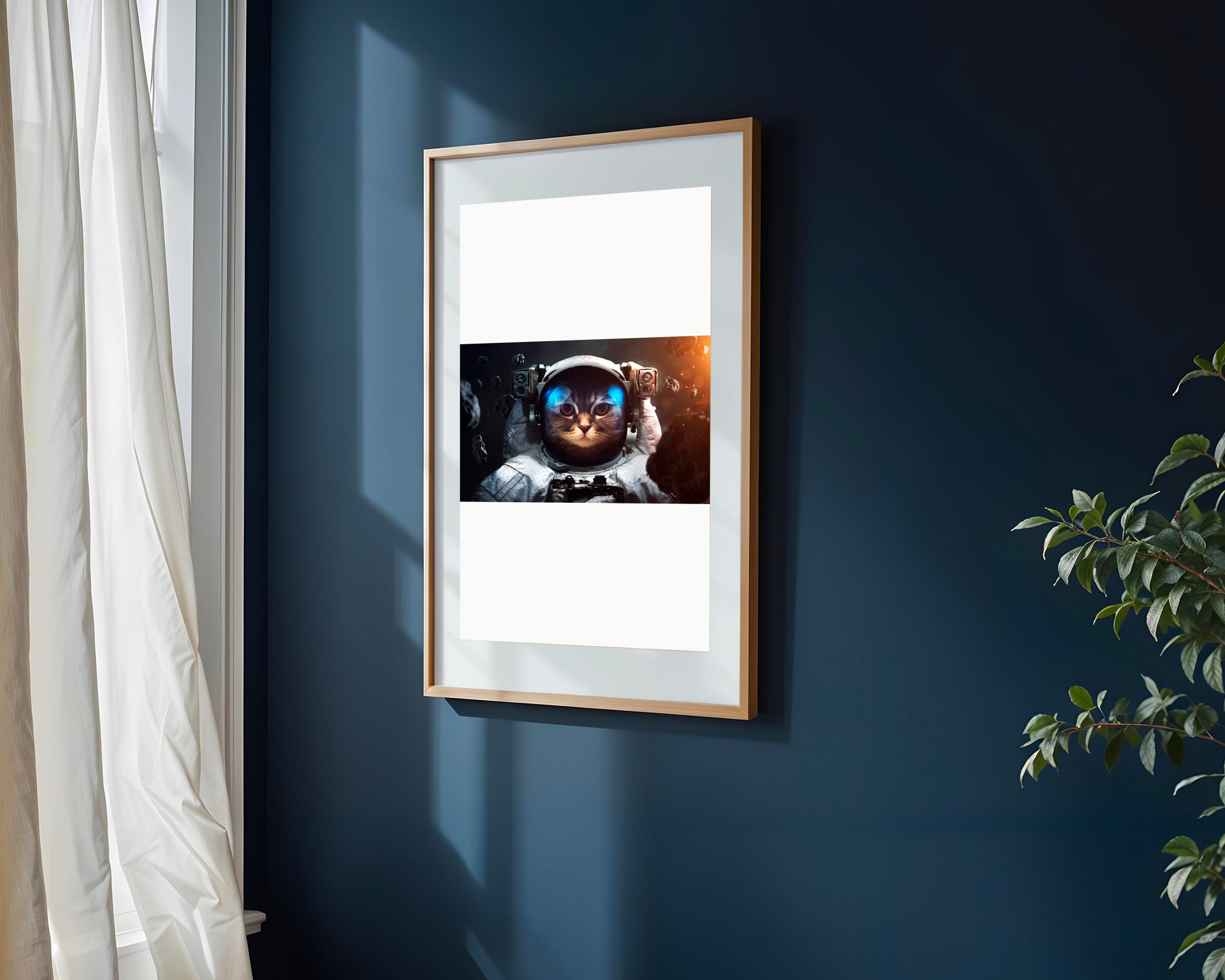 Astronauta Felino Espacial | Cuadro decorativo de Monkey Canvas