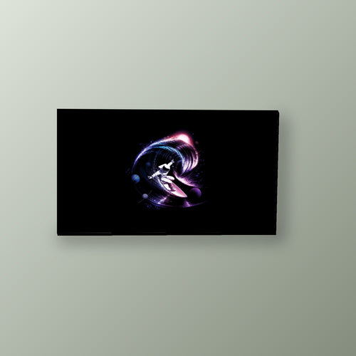 Astronauta Surfista Galáctico | Cuadro decorativo de Monkey Canvas