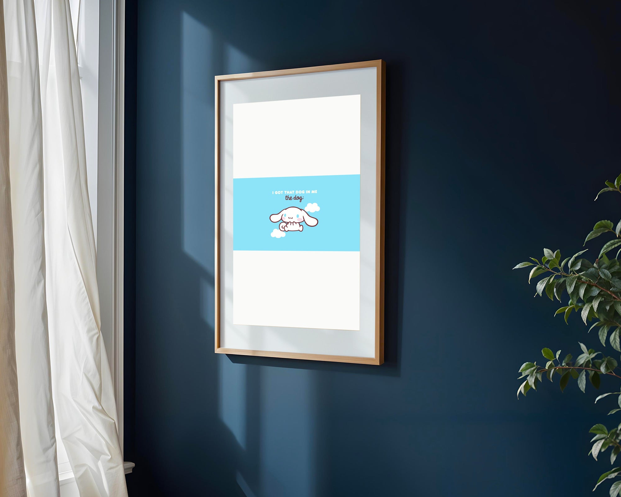 Cinnamoroll Entre Nubes | Cuadro decorativo de Monkey Canvas