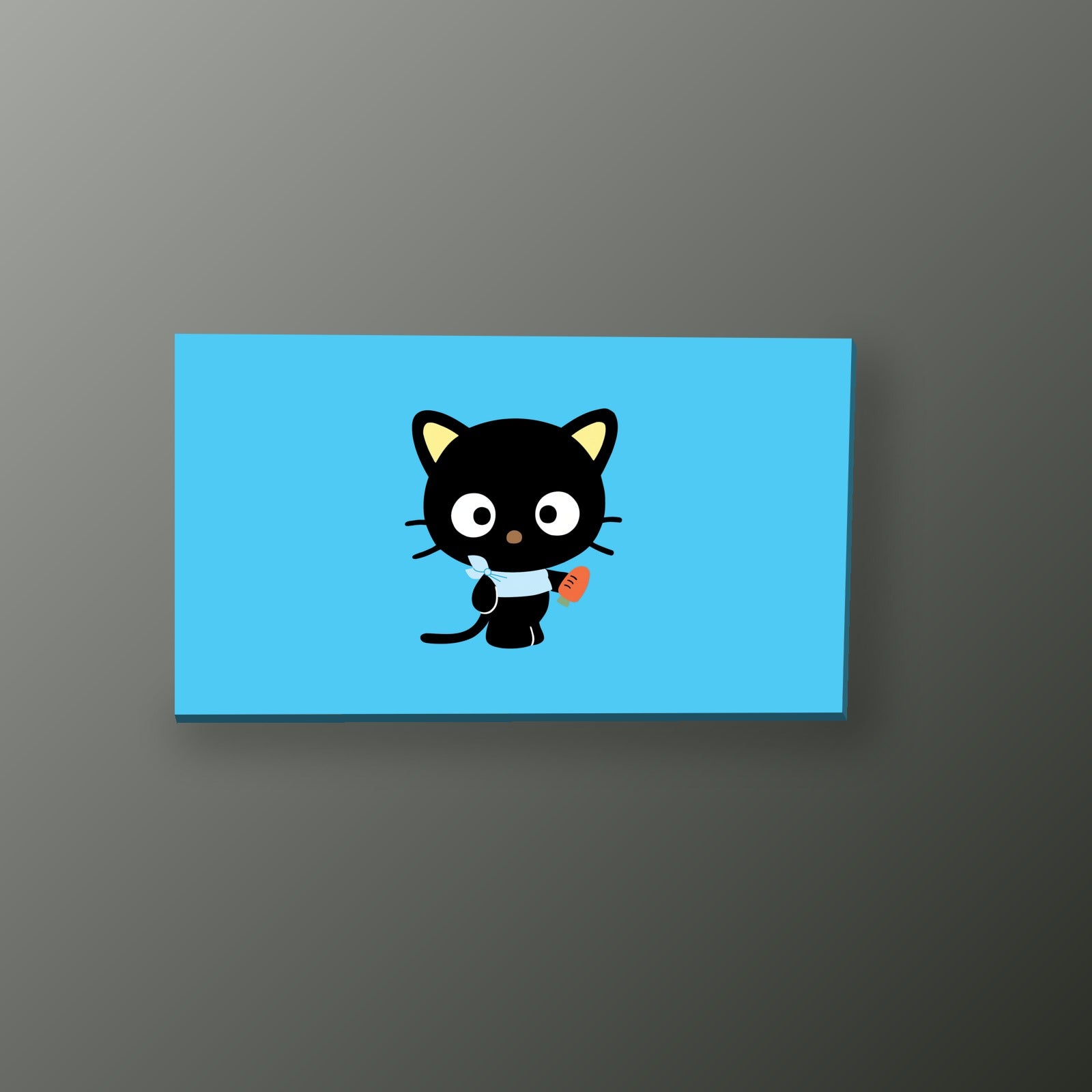 Chococat Felino Curioso | Cuadro decorativo de Monkey Canvas