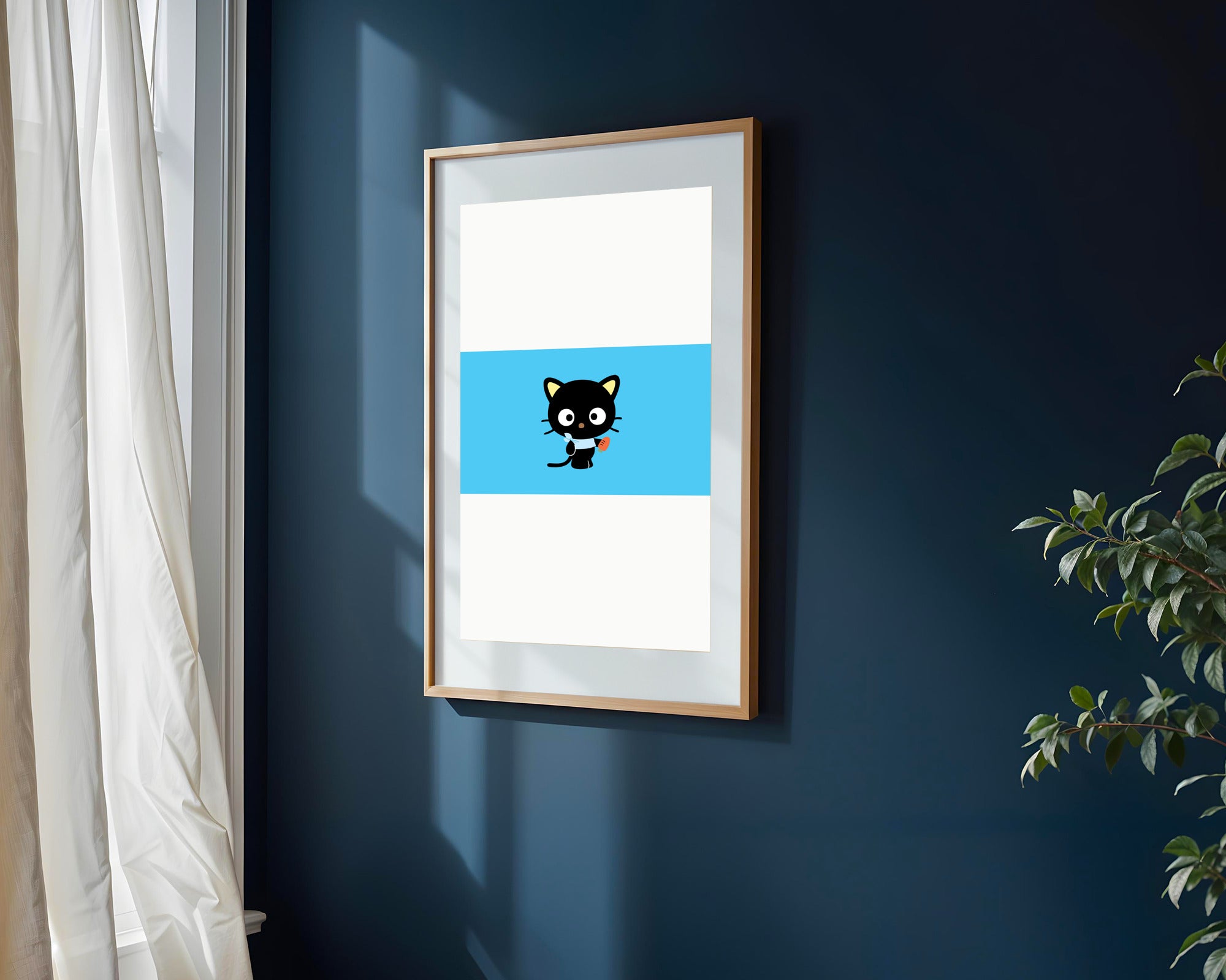 Chococat Felino Curioso | Cuadro decorativo de Monkey Canvas