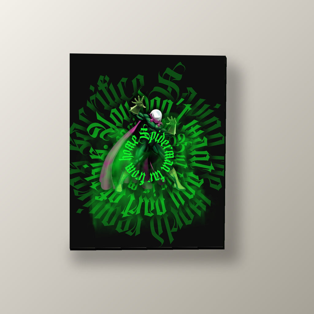 Mysterio Grafiti Verde | Cuadro decorativo de Monkey Canvas