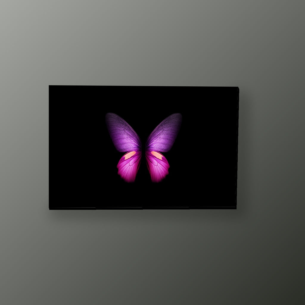 Alas de Mariposa Púrpura | Cuadro decorativo de Monkey Canvas