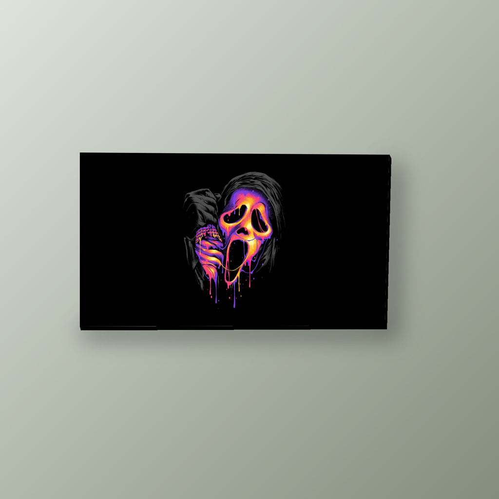 Grito Fantasma Neón | Cuadro decorativo de Monkey Canvas