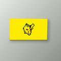 Pikachu Pixel Art | Cuadro decorativo de Monkey Canvas