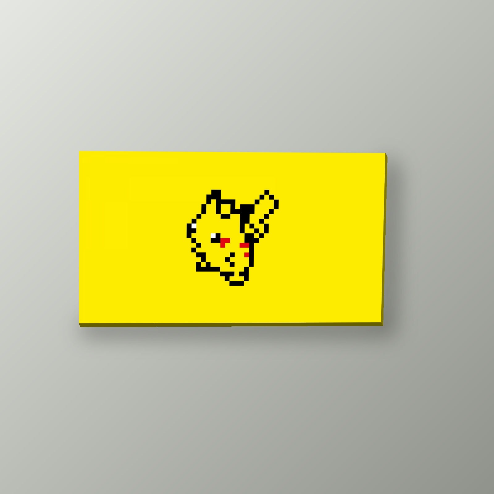 Pikachu Pixel Art | Cuadro decorativo de Monkey Canvas
