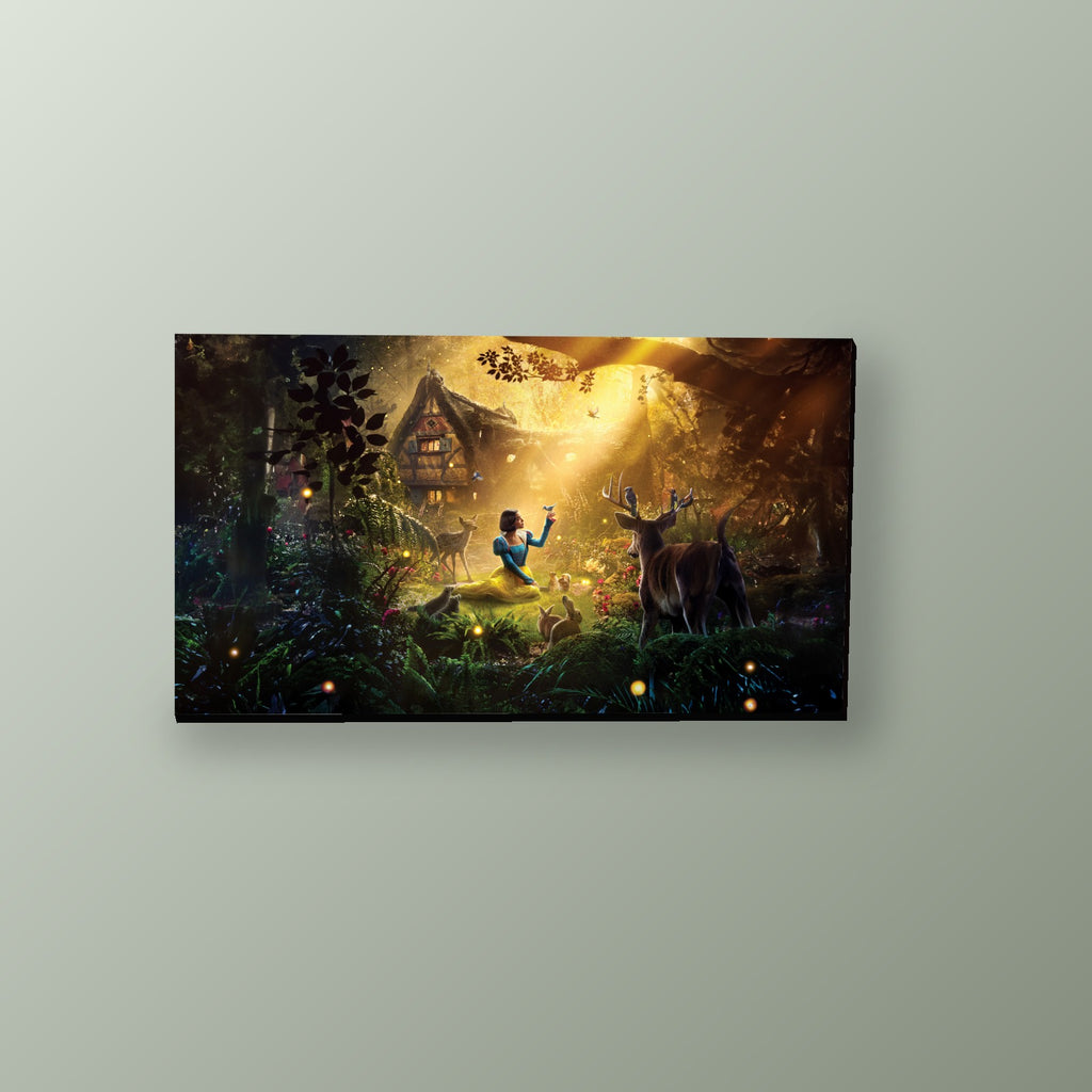 Blancanieves en el Bosque | Cuadro decorativo de Monkey Canvas