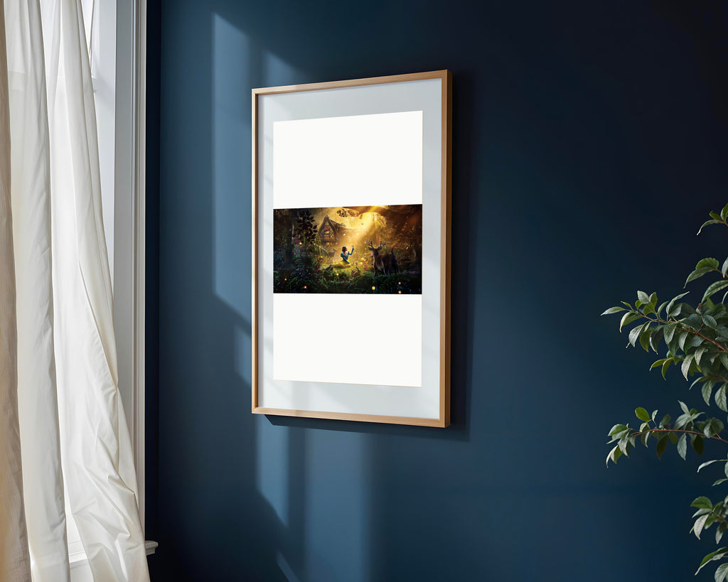 Blancanieves en el Bosque | Cuadro decorativo de Monkey Canvas