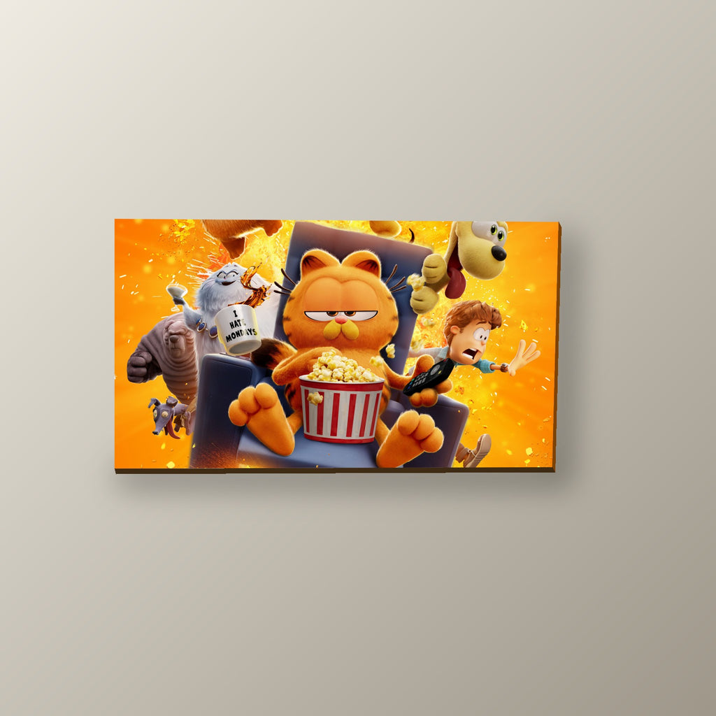 Garfield Caos Familiar | Cuadro decorativo de Monkey Canvas