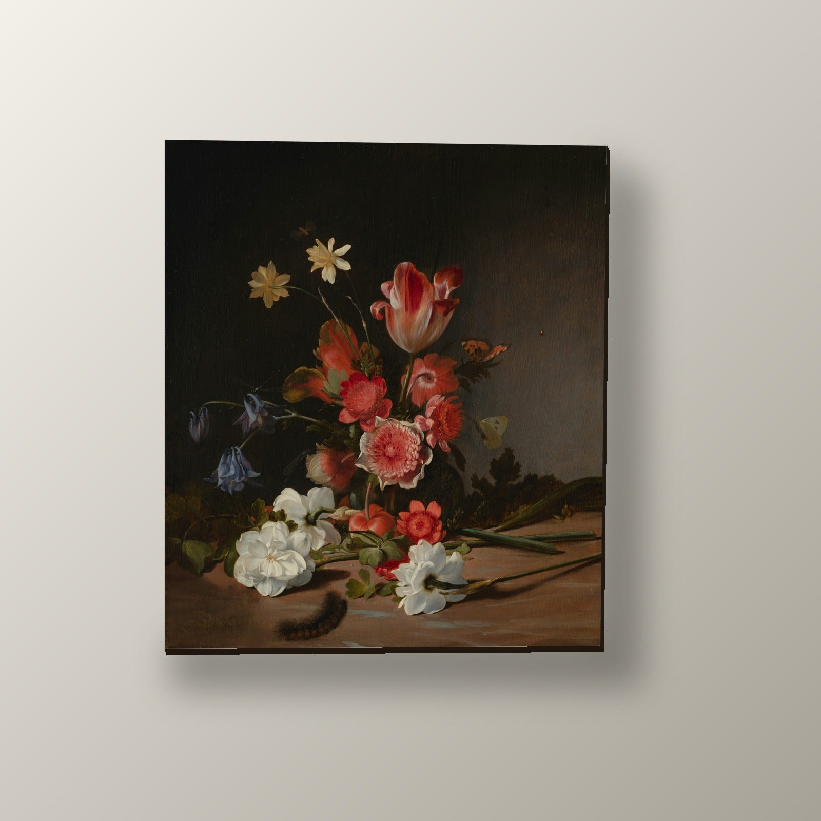 Bodegón Floral Clásico | Cuadro decorativo de Monkey Canvas