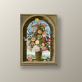 Bodegón Flamenco en Ventana | Cuadro decorativo de Monkey Canvas