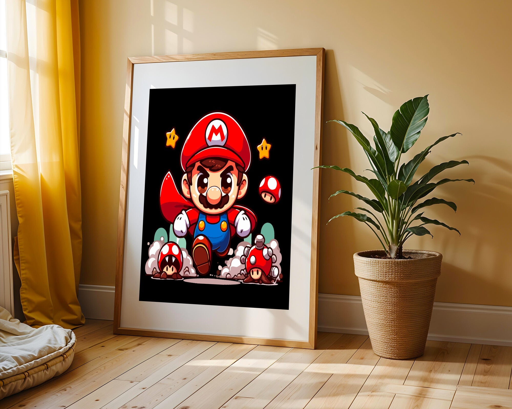 Mario Aventura Chibi | Cuadro decorativo de Monkey Canvas