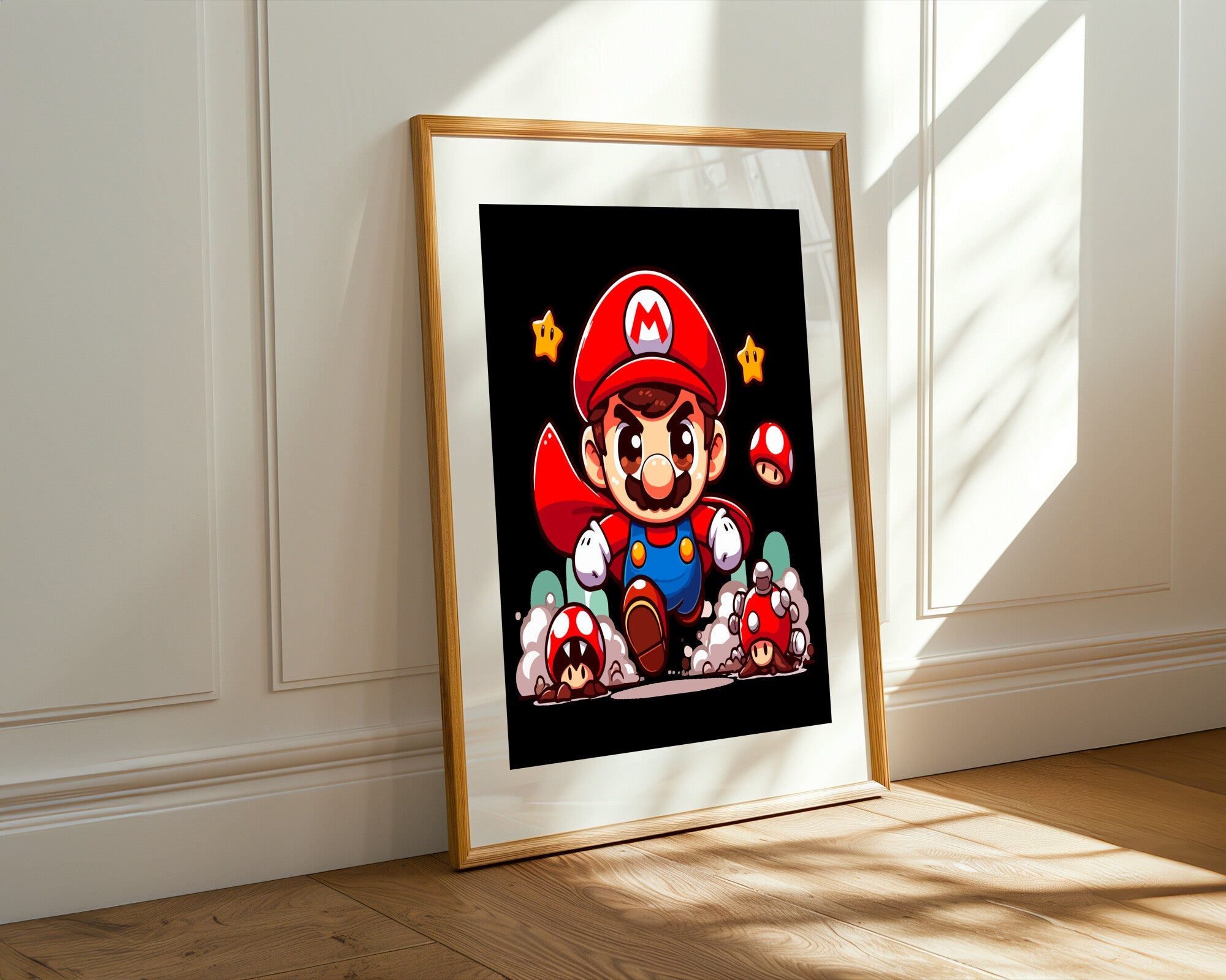 Mario Aventura Chibi | Cuadro decorativo de Monkey Canvas