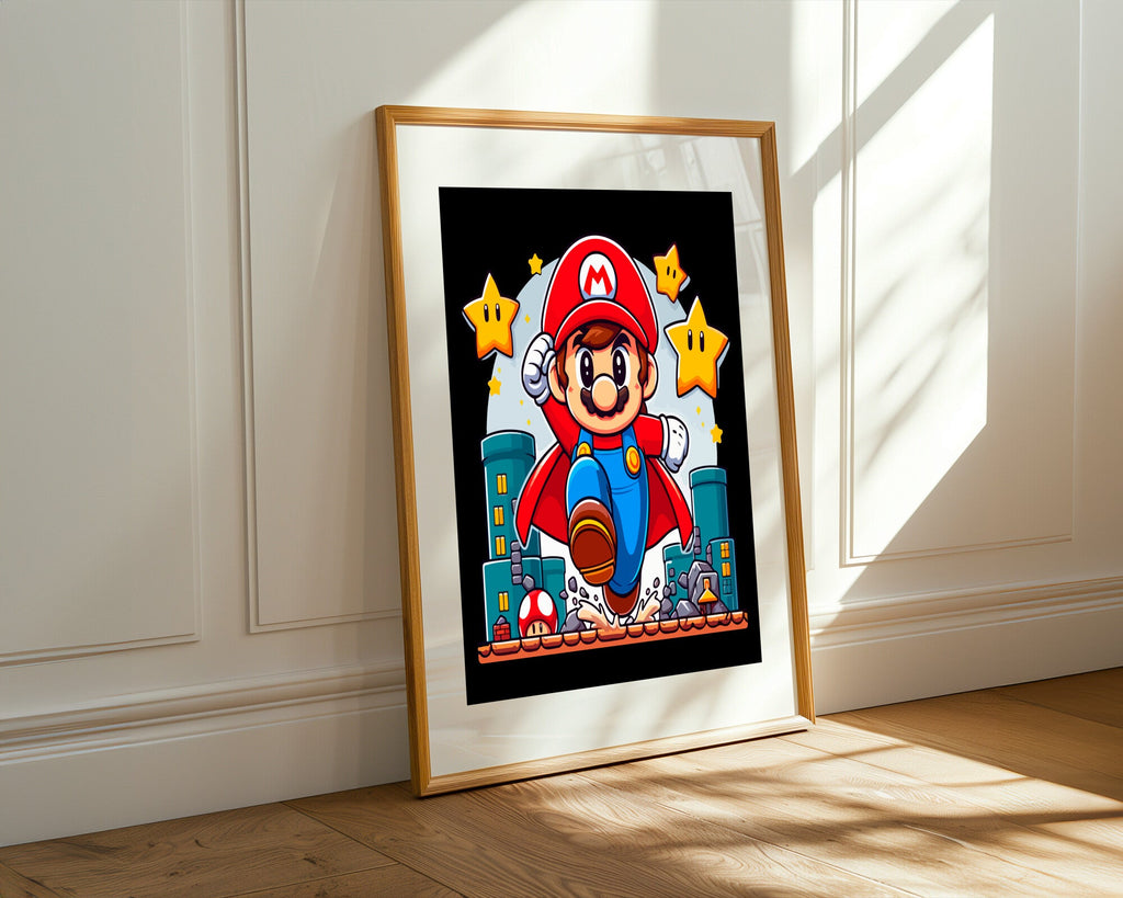Mario Salto Urbano | Cuadro decorativo de Monkey Canvas