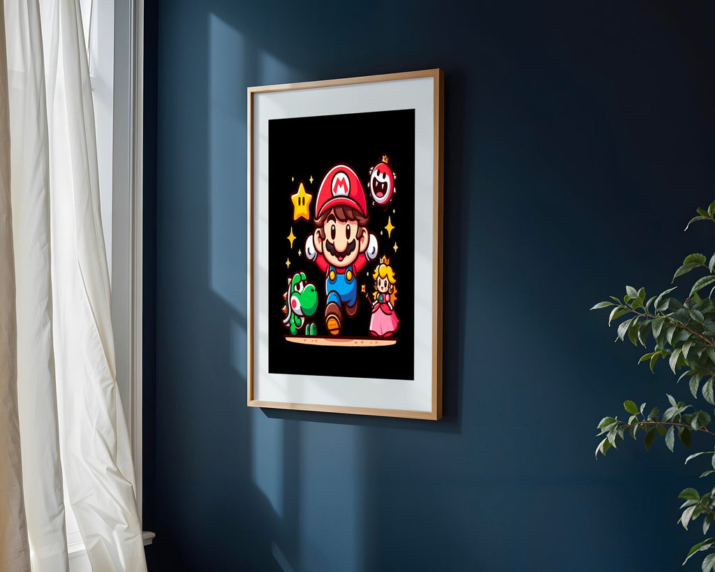 Mario y Sus Amigos | Cuadro decorativo de Monkey Canvas