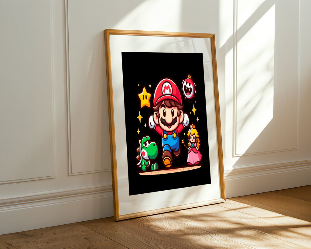 Mario y Sus Amigos | Cuadro decorativo de Monkey Canvas