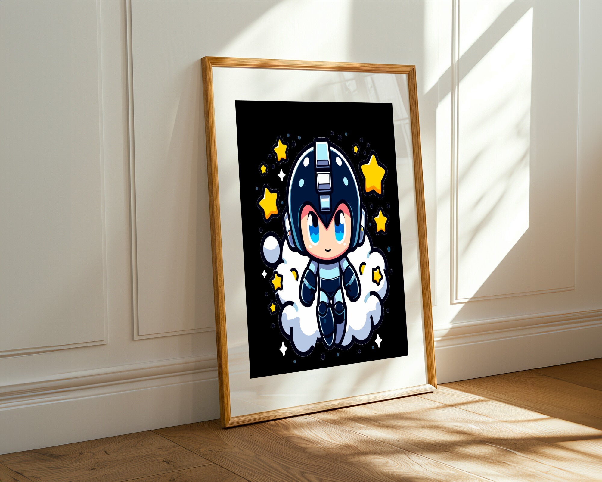 Mega Man Astronauta | Cuadro decorativo de Monkey Canvas