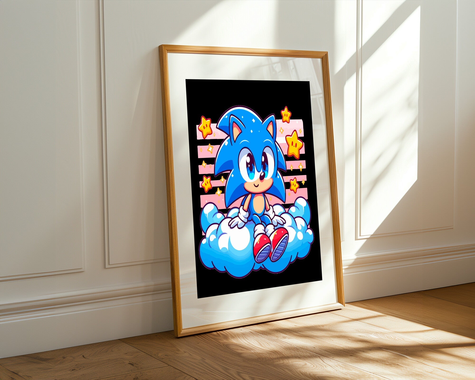 Sonic Entre Nubes | Cuadro decorativo de Monkey Canvas
