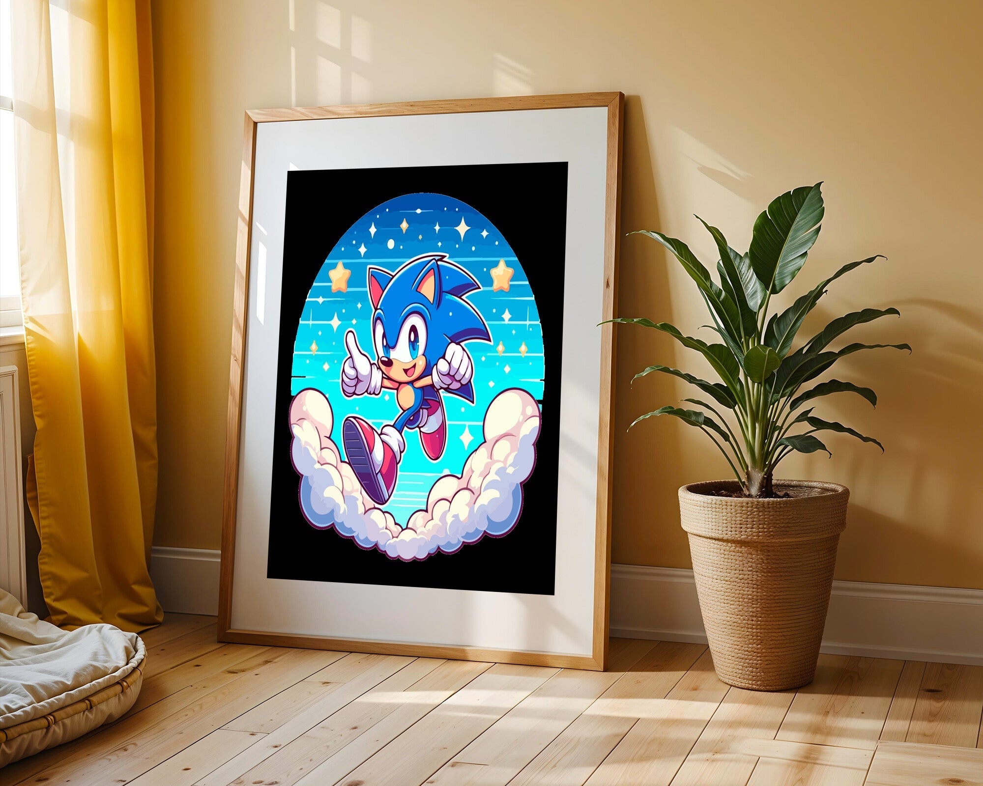 Sonic Aventura Retro | Cuadro decorativo de Monkey Canvas