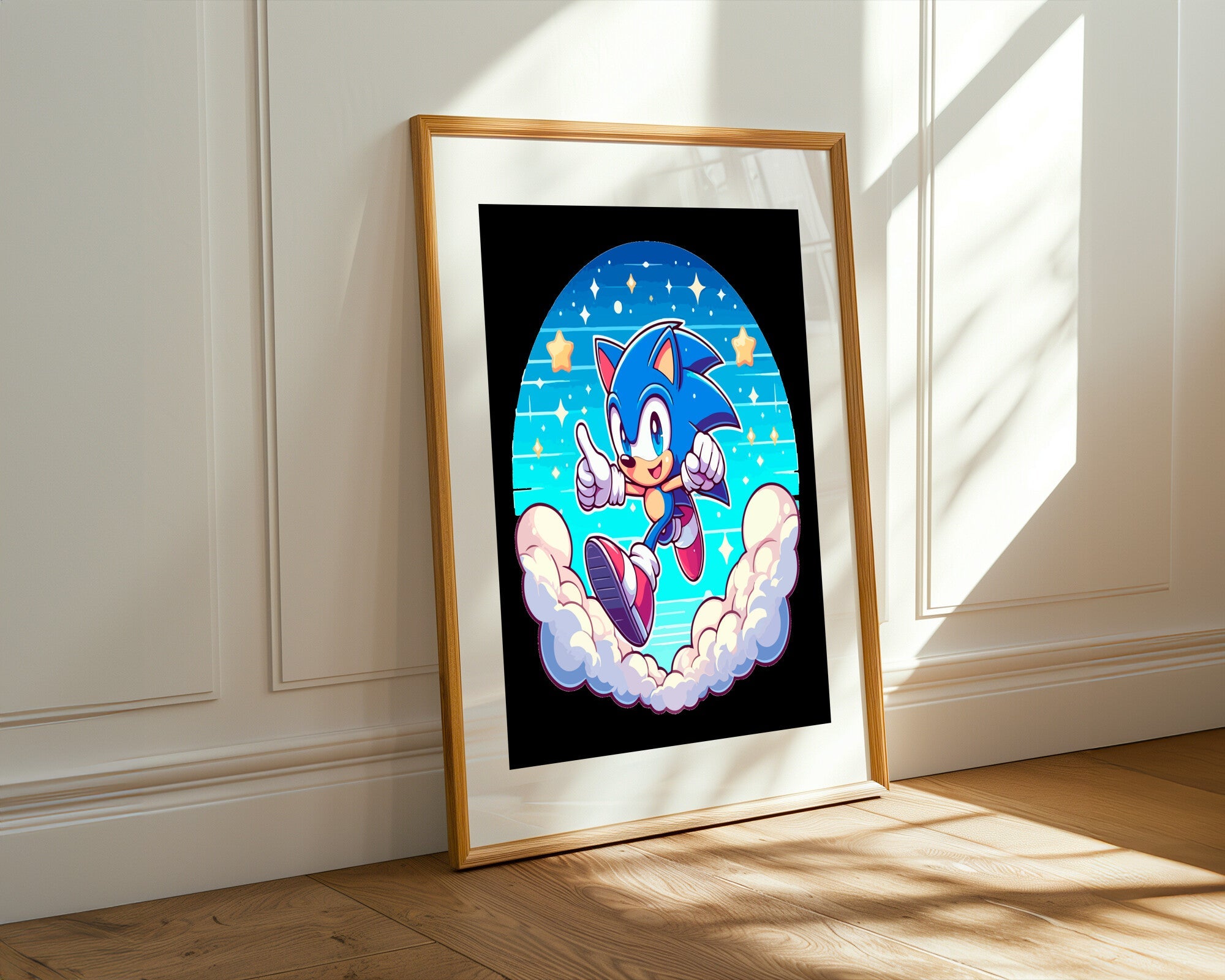 Sonic Aventura Retro | Cuadro decorativo de Monkey Canvas