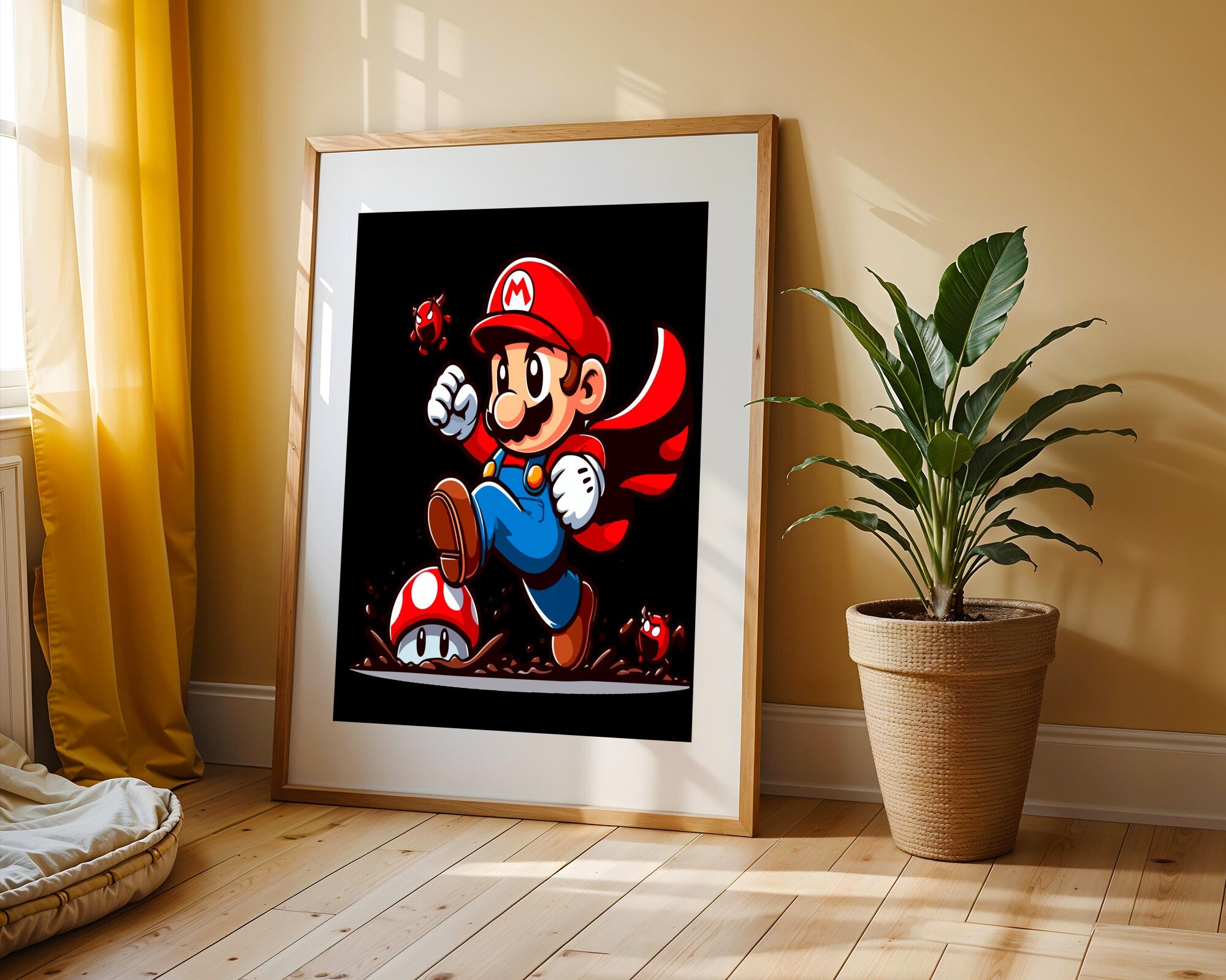 Mario en el Lodo | Cuadro decorativo de Monkey Canvas