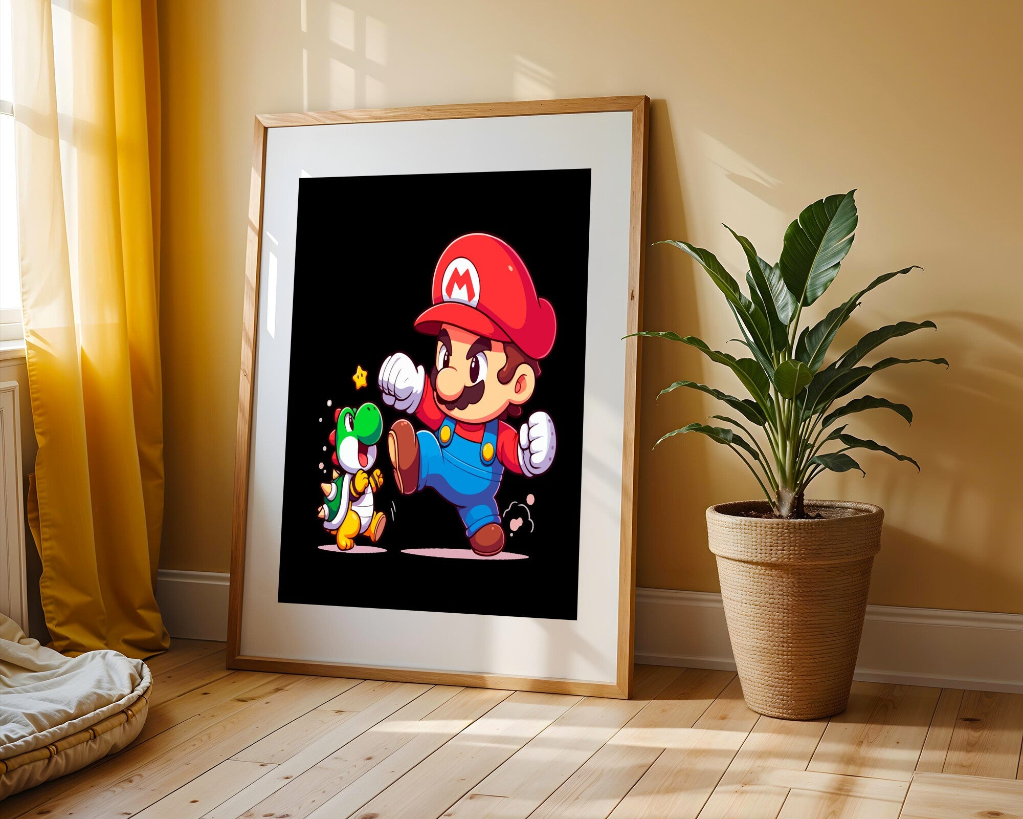 Mario y Yoshi Aventura | Cuadro decorativo de Monkey Canvas