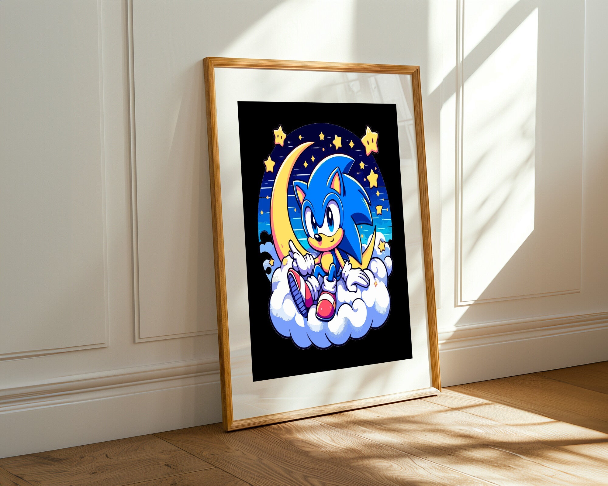 Sonic Luna Nocturna | Cuadro decorativo de Monkey Canvas