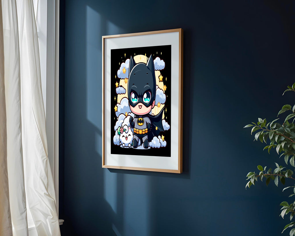 Batman Kawaii Tierno | Cuadro decorativo de Monkey Canvas