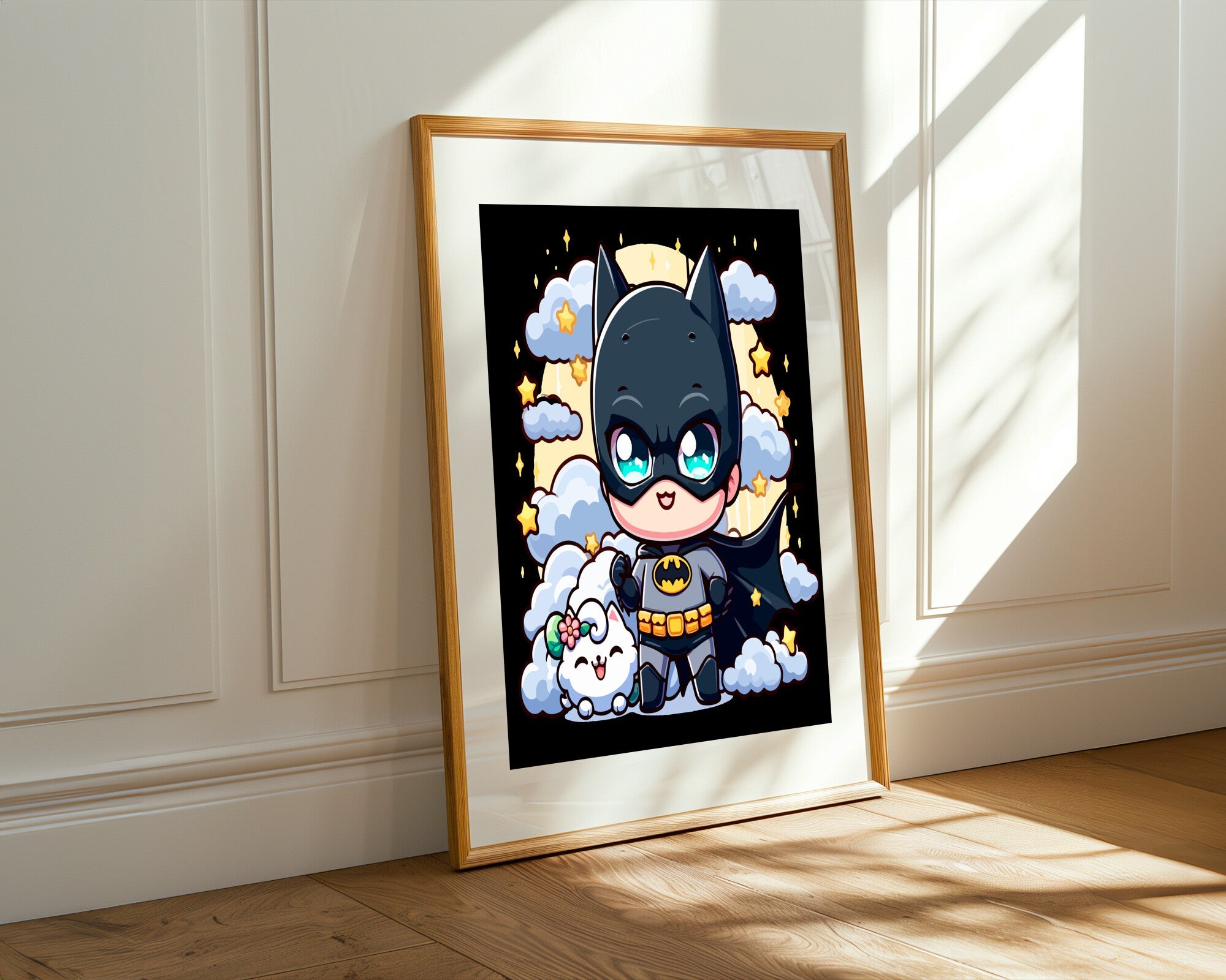 Batman Kawaii Tierno | Cuadro decorativo de Monkey Canvas