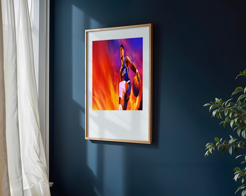 Estrella de Phoenix Suns | Cuadro decorativo de Monkey Canvas