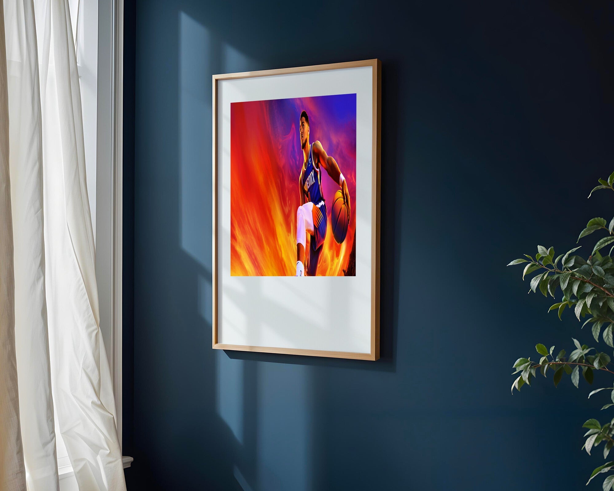 Estrella de Phoenix Suns | Cuadro decorativo de Monkey Canvas
